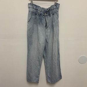 Blank NYC Stand Strong Paper Bag Wide Leg Jeans Elastic Women’s Size 30 Pants